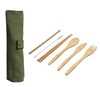 Japanese Wooden Cutlery - Set 6 PCS