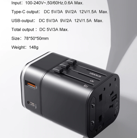 International plug adapter